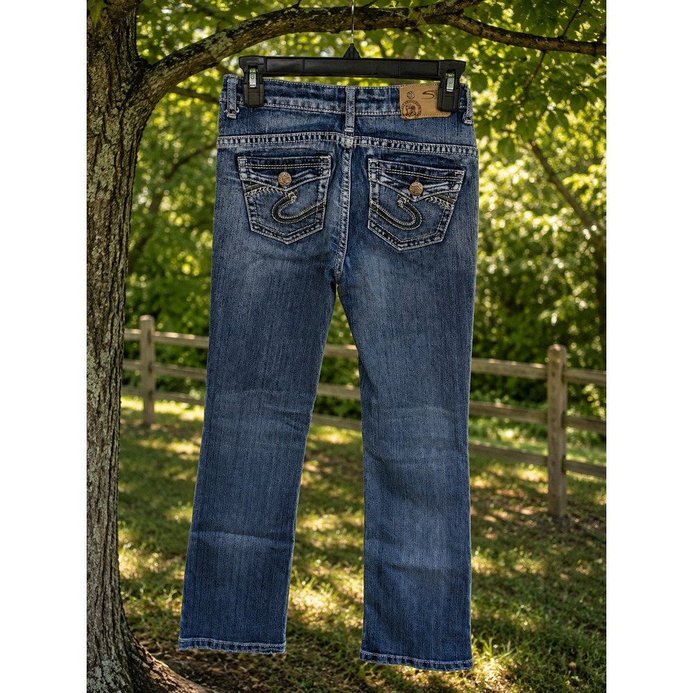 SILVER Jeans Tammyβ Bootcut Women's Jeans Size 28x25 Medium Wash Stretch Denim